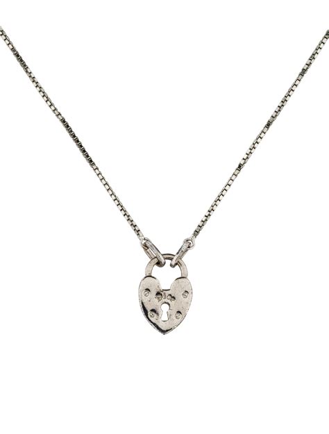 dior heart lock necklace|christian dior heart necklace.